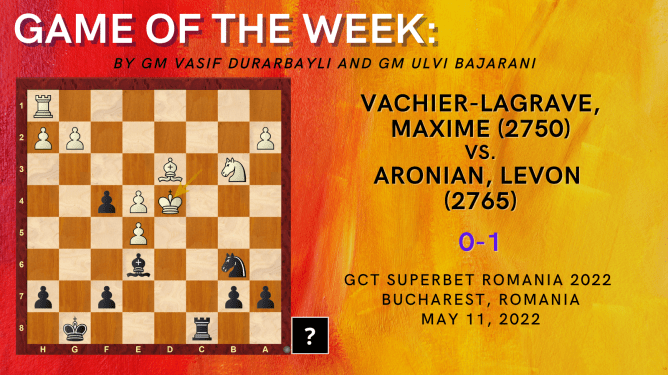 Game of the Week XIX: Vachier-Lagrave, Maxime (2750) – Aronian, Levon (2765)