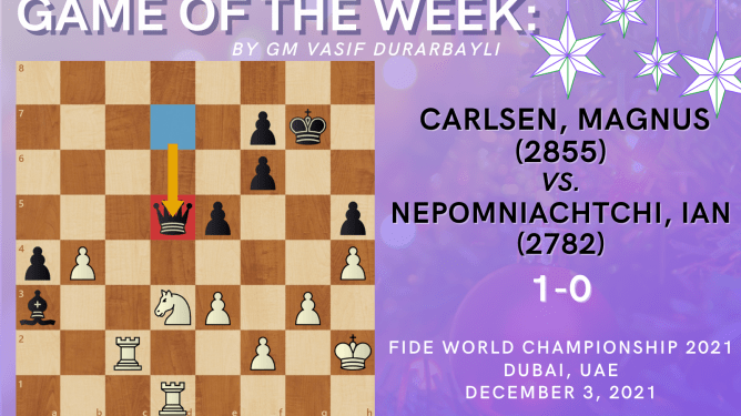 Game of the Week XLVIII Carlsen,Magnus (2855) - Nepomniachtchi,Ian (2782)