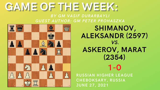 Game of the Week XXVI- Shimanov,Aleksandr (2597) - Askerov,Marat (2354)
