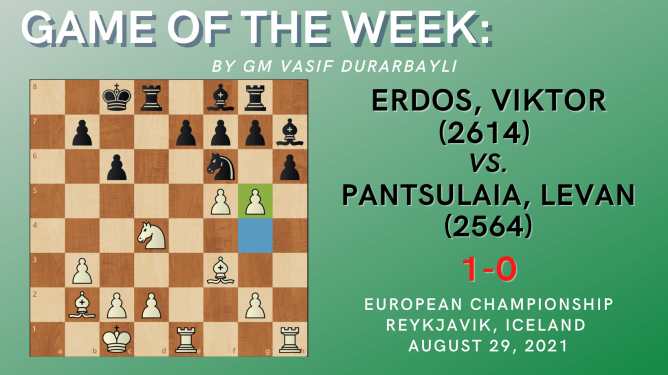 Game of the Week XXXIV: Erdos, Viktor (2614) – Pantsulaia, Levan (2564)